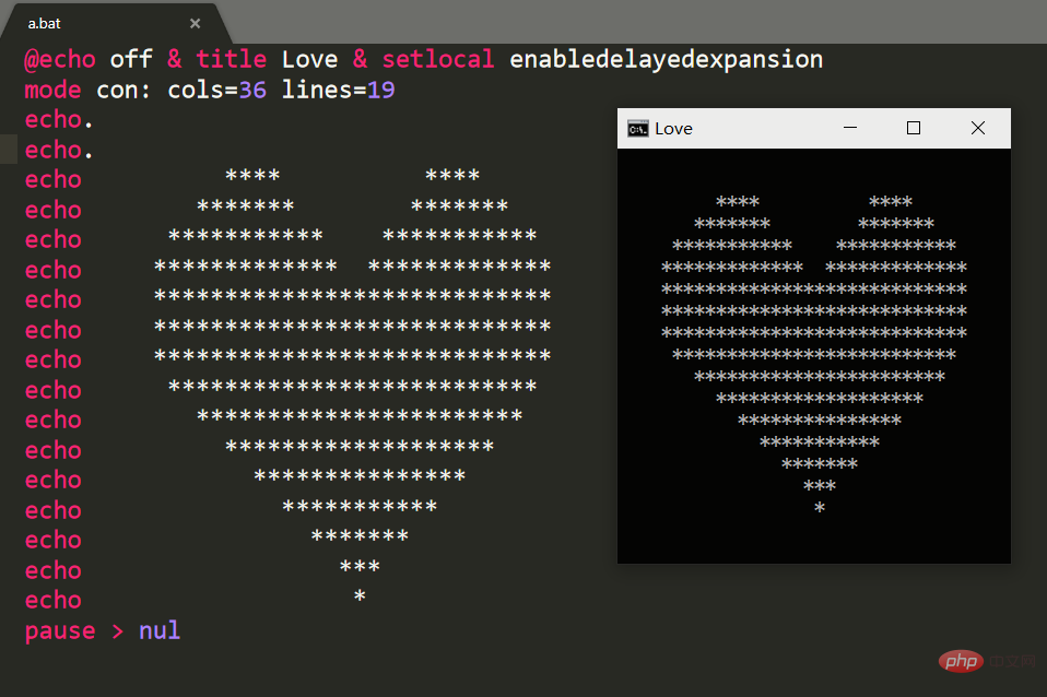 心形代码c语言-用C语言书写出一个美丽的心形代码