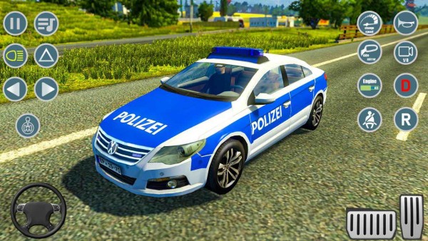 多人游戏警车模拟器手机版-全城巡逻，合作对抗，体验真实警车模